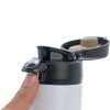 16 oz. Stainless Steel Vacuum Insulated Water Bottle with Flip-Top Lid