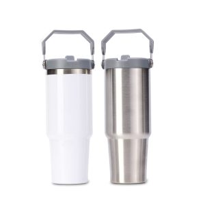 Sublimation Stainless Steel Travel Mug with Handle