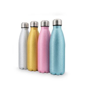 Stainless steel insulated water bottle -Glitter Color