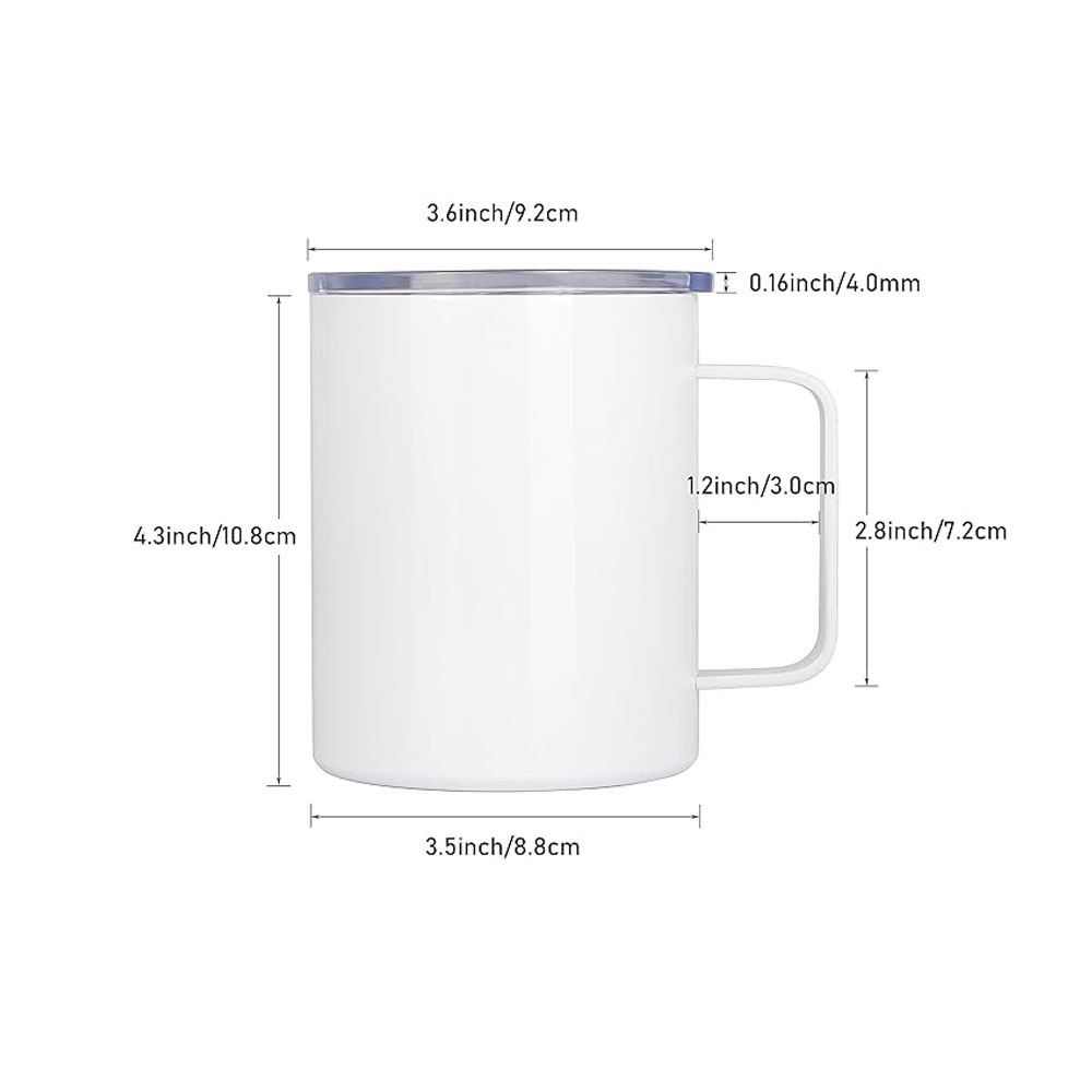 Sublimation Insulated Mug | 10 OZ | Wholesale - OrcaFlask | Wholesale  Sublimation Stainless Steel Blanks