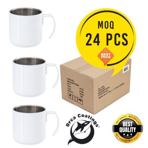 Stainless Steel Coffee Mug with Wire Handle | 10 oz. | wholesale
