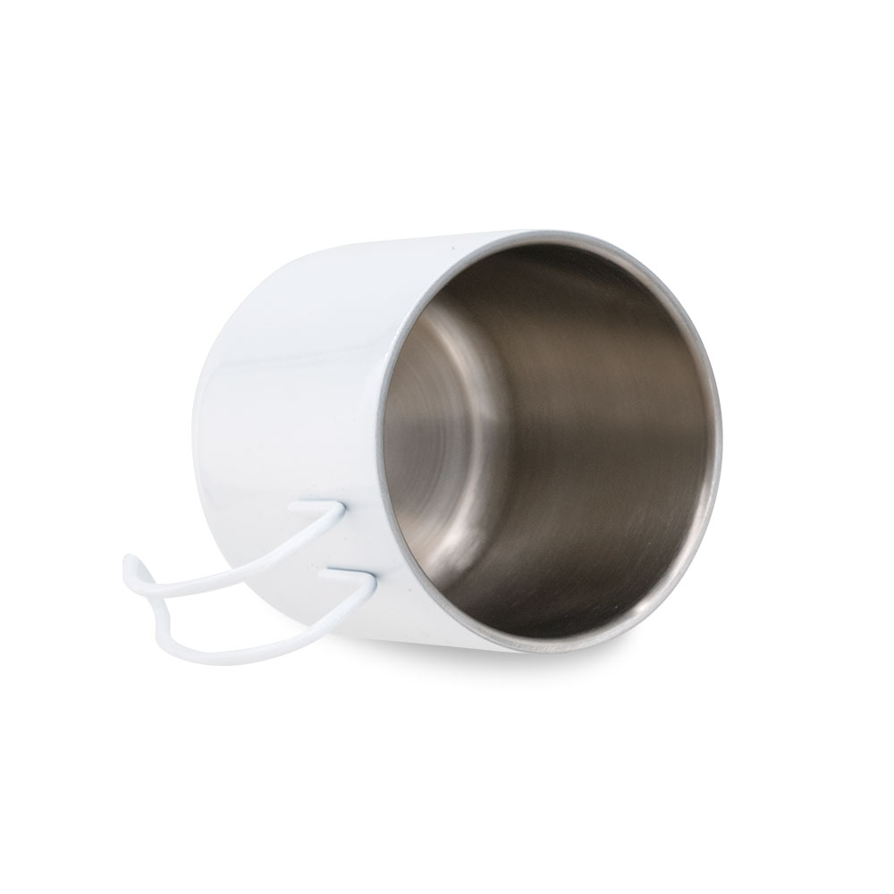 Stainless Steel Coffee Mug With Wire Handle