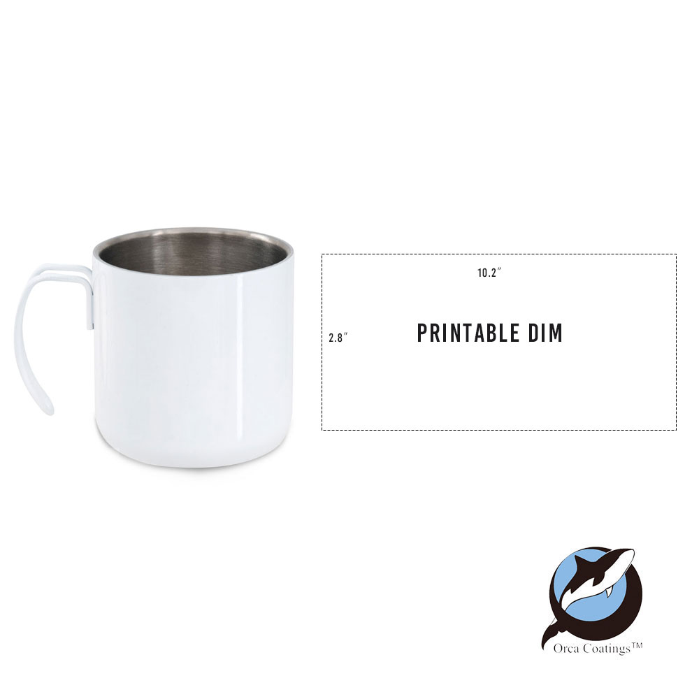 Stainless Steel Coffee Mug With Wire Handle