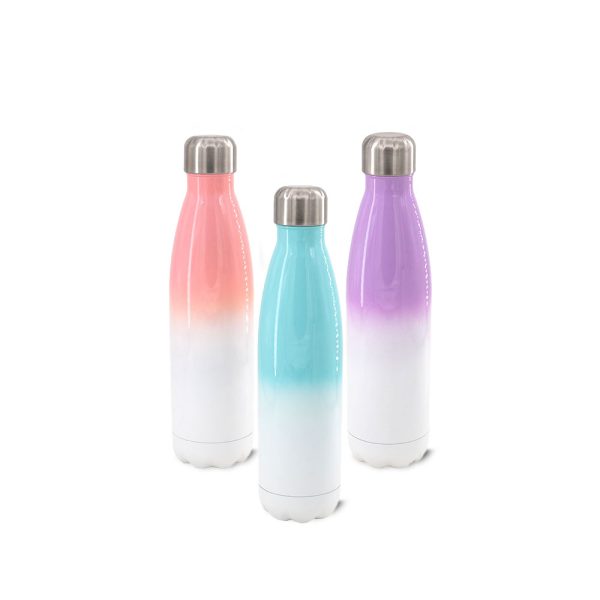 Colored Bowling-Shaped Vacuum Bottle (in Gradient Color) | 17 oz. | wholesale