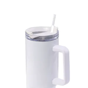 Wholesale 40 Oz. Tumbler With Handle And Straw Lid - OrcaFlask | Wholesale  Sublimation Stainless Steel Blanks