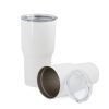 Custom Sublimation Stainless Steel Tumbler | 30 oz. | Wholesale - White