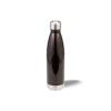 Sublimation Colored Glitter Stainless Steel Cola-Shaped Water Bottle | 17 oz | Wholesale - Black, Golden Speck