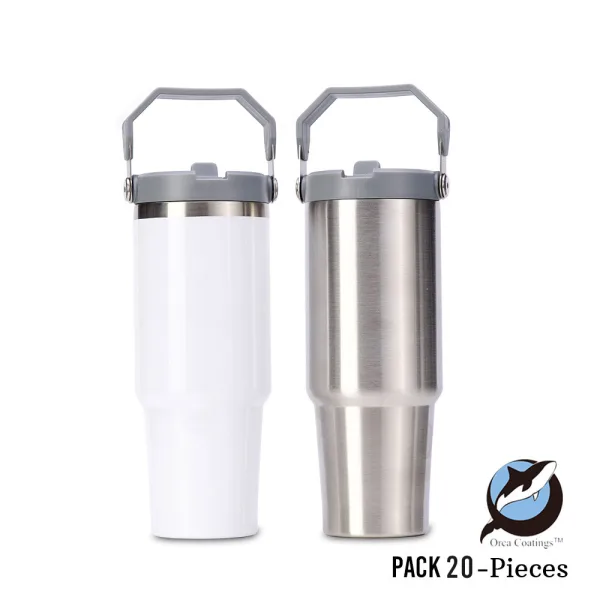 Sublimation Stainless Steel Travel Mug with Handle
